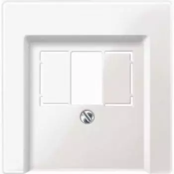 MTN296019 Накладка для аудиорозетки, белый Merten
