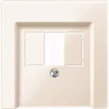 MTN296044 Накладка для телекоммуникационной розетки, SYSTEM M, цвет бежевый блестящий Merten