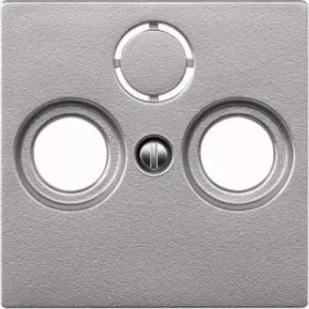 MTN297560 Центр. плата TV/FM х2 х3, алюминий Merten