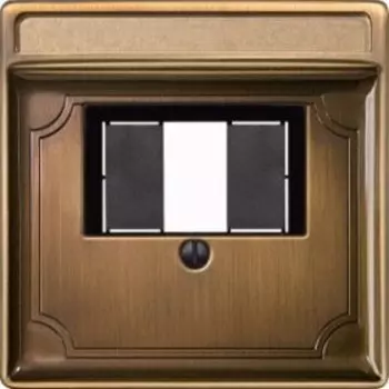 MTN297843 Накладка ТАЕ х 1, античная латунь Merten