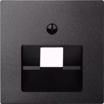 MTN298314 Центр. плата для мех-мов RJ45х1, антрацит Merten