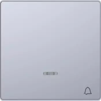 MTN3325-6036 D-life клавиша с линзой для led модуля, сим. звонок, нерж. сталь Merten