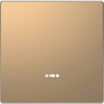 MTN3325-6051 D-life клавиша с линзой для led модуля, сим. звонок, шампань Merten