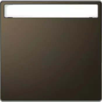 MTN3360-6052 D-life клавиша 1-ная с полем для надписи, мокко Merten