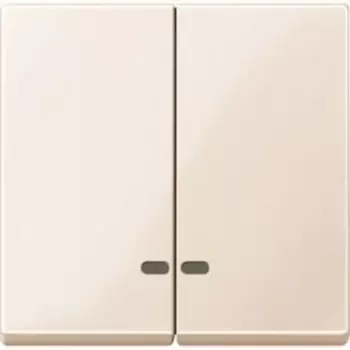MTN3420-0344 Две клавиши с окош.для свет.инд.бежевый Merten