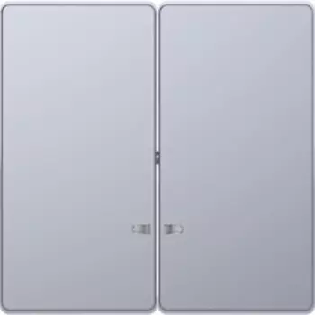 MTN3420-6036 D-life клавиша 2-ная с линзой для led модуля, нерж. сталь Merten