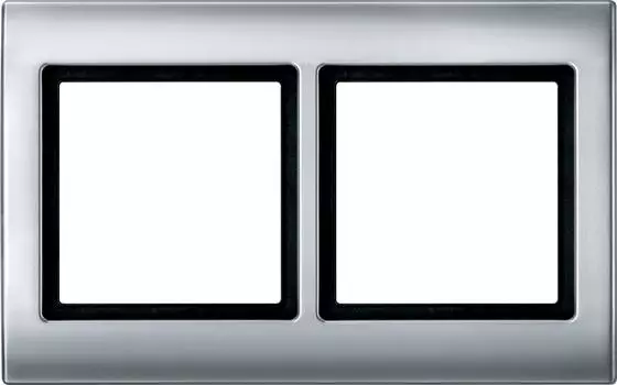 MTN400260 Рамка Aquadesign Алюминий 2-постовая Merten