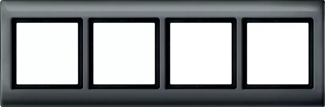 MTN400414 Рамка Aquadesign Антрацит 4-постовая Merten