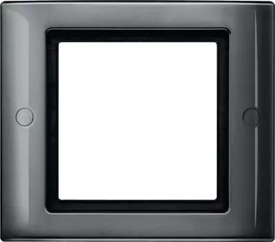 MTN401114 Рамка с винт. креп. Aquadesign Антрацит 1-постовая Merten