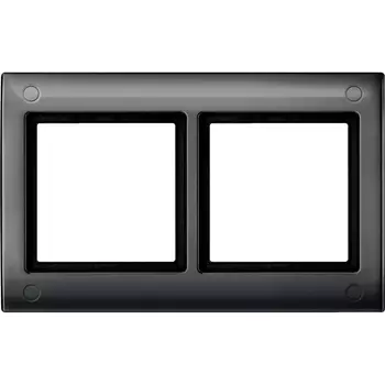 MTN401214 Рамка Aquadesign Антрацит 2-постовая Merten