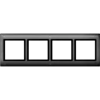MTN401414 Рамка Aquadesign Антрацит 4-постовая Merten