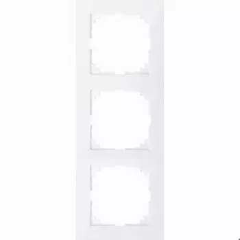 MTN4030-3625 Рамка M-Pure Бриллиантовый белый 3-постовая Merten