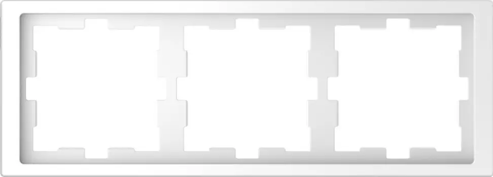 MTN4030-6535 Рамка D-Life Белый лотос 3-постовая Merten