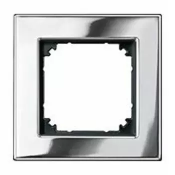 MTN403139 Рамка M-Elegance Хром 1-постовая Merten