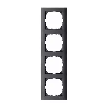 MTN4040-3614 Рамка M-Pure Антрацит 4-постовая Merten
