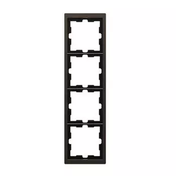 MTN4040-6552 Рамка D-Life Мокко 4-постовая Merten