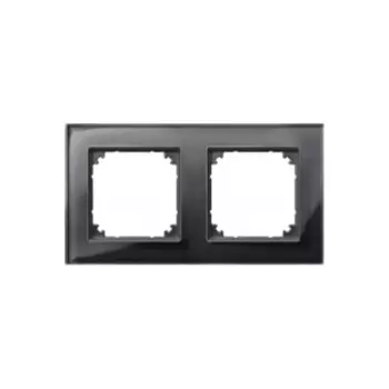 MTN404203 Рамка M-Elegance Черный оникс 2-постовая Merten
