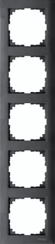MTN4050-3614 Рамка M-Pure Антрацит 5-постовая Merten