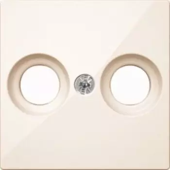 MTN4122-0344 Центр. плата антен розетки 2 отверстия Merten