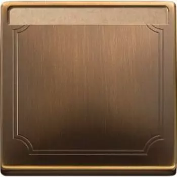 MTN412343 Клавиша 1-я, с полем для надписи, System Design, цвет античная латунь Merten