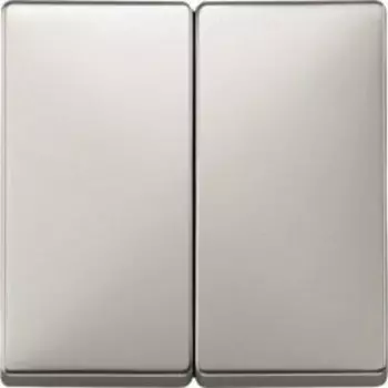 MTN412546 Клавиша x2, сталь Merten