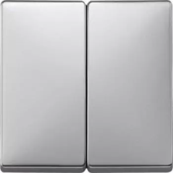 MTN412560 Клавиша x2, алюминий Merten