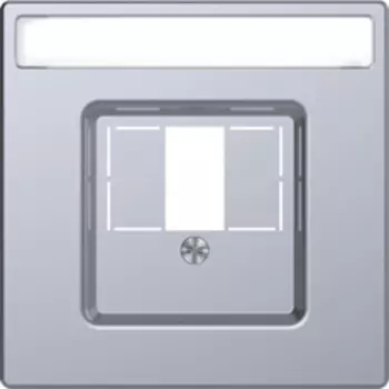 MTN4250-6036 D-life центральная накладка для tae/audio/usb, нерж. сталь Merten