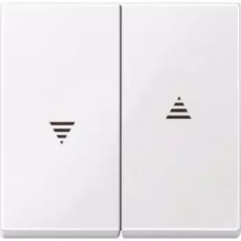 MTN432425 Клавиша x2 для рольставней, белый Merten