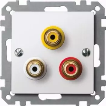 MTN4351-0319 Механизм аудио/видео розетки Merten