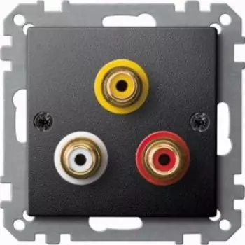 MTN4351-0414 Механизм аудио/видео розетки Merten