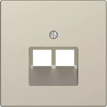 MTN4522-6033 D-life центральная накладка для розетки 2-ной RJ45, сахара Merten