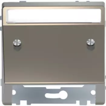 MTN4540-6050 D-life центральная накладка наклонная, никель Merten