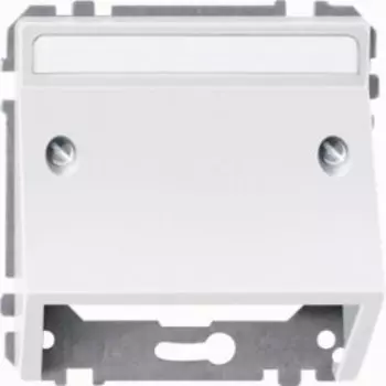 MTN464319 Центр. плата для вставок накл., белый Merten