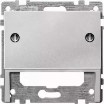 MTN464660 Центр. плата для вставок накл., алюминий Merten