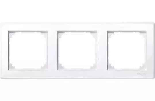 MTN478325 Рамка M-Smart Активный белый 3-постовая Merten