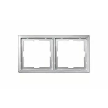 MTN481260 Рамка Artec Алюминий 2-постовая Merten