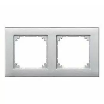MTN486260 Рамка M-Plan Алюминий 2-постовая Merten