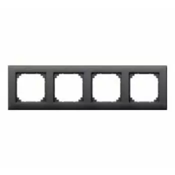 MTN486414 Рамка M-Plan Антрацит 4-постовая Merten