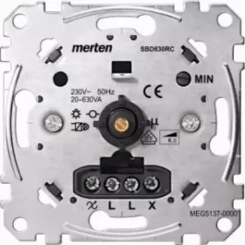MTN5137-0000 Механизм пов. светорег. емк. нагр. 630вт Merten