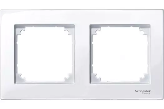 MTN515225 Рамка M-Plan Активный белый 2-постовая Merten