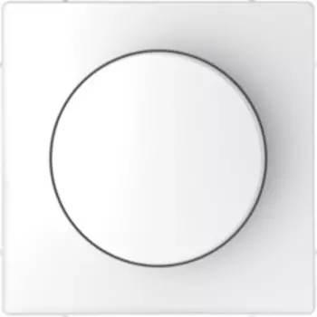 MTN5250-6035 D-life центральная накладка с поворотной рукояткой для диммера, бел. лотосMerten