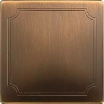 MTN573743 Накладка электр. нажим., античная латунь Merten