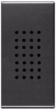 N2119 AN Механизм зуммера, 1-модульный, серия Zenit, цвет антрацит, ABB