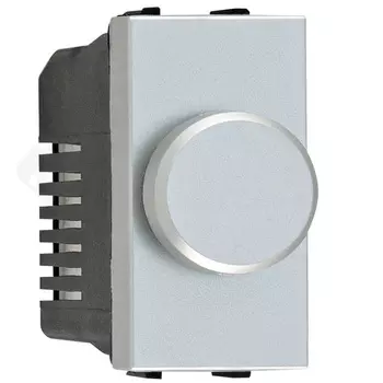 N2160.E PL Механизм электронного поворотного светорегулятора 500 Вт, 1-модульный, серия Zenit, цвет серебристый, ABB