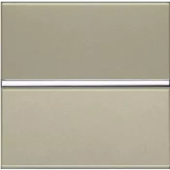 N2204.7 CV Механизм 1-клавишной кнопки с нормально-открытым контактом с клавишей без символа, 2-модульный, серия Zenit, цвет шампань, ABB