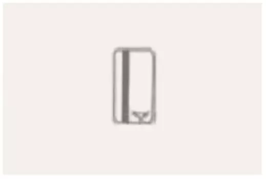 N2214.1 BL Механизм карточного (54 мм) выключателя с накладкой, 2-модульный, серия Zenit, цвет альпийский белый, ABB