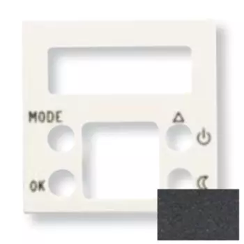 N2240.5 AN Накладка для механизма электронного терморегулятора 8140.5, 2-модульная, серия Zenit, цвет антрацит, ABB