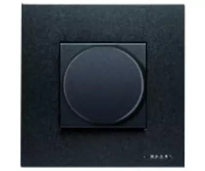 N2260.2 AN Механизм электронного поворотного светорегулятора 60-400 Вт, 2-модульный, серия Zenit, цвет антрацит, ABB