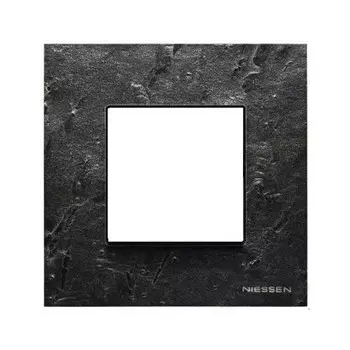 N2271 PZ Рамка Zenit Натуральный сланец 1-постовая ABB