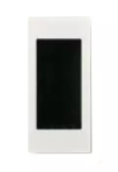 N2671 BL Цоколь для установки в мебель/перегородки на 1 модуль, серия Zenit, цвет альпийский белый, ABB